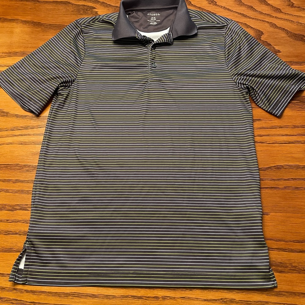 Men's Striped Polo Shirt
